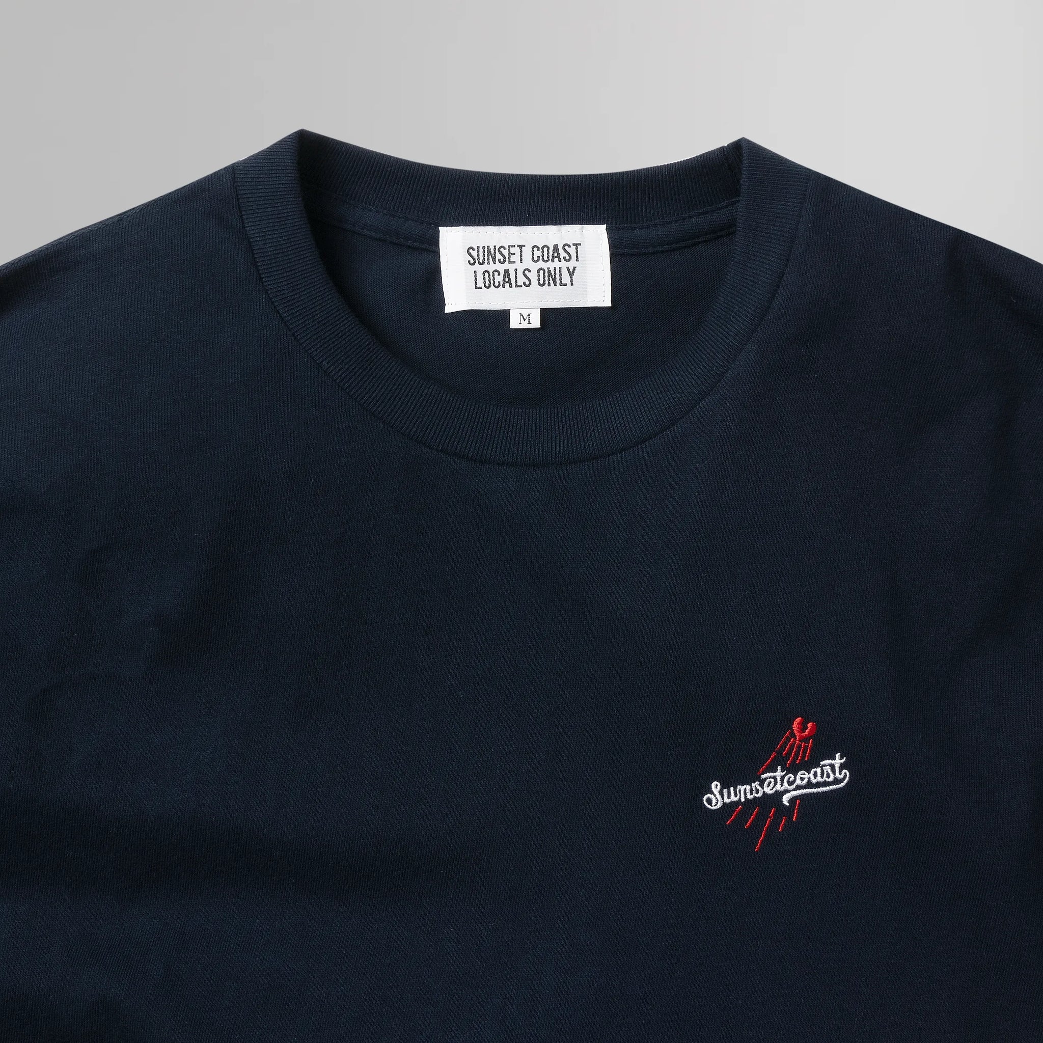 Major Logo L/S Tee (Navy) – SUNSET COAST