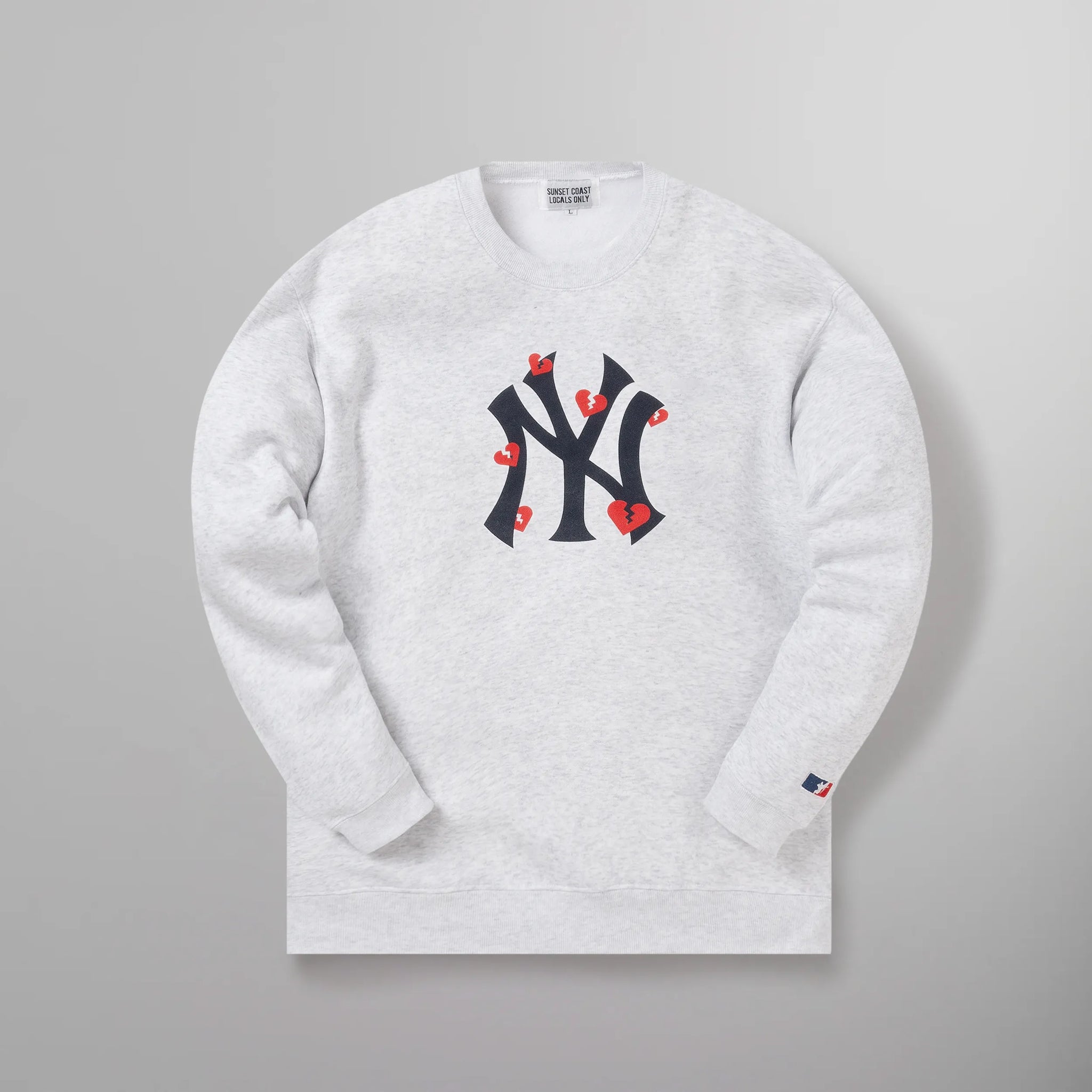 Neo York Crew Sweat (Ash) – SUNSET COAST