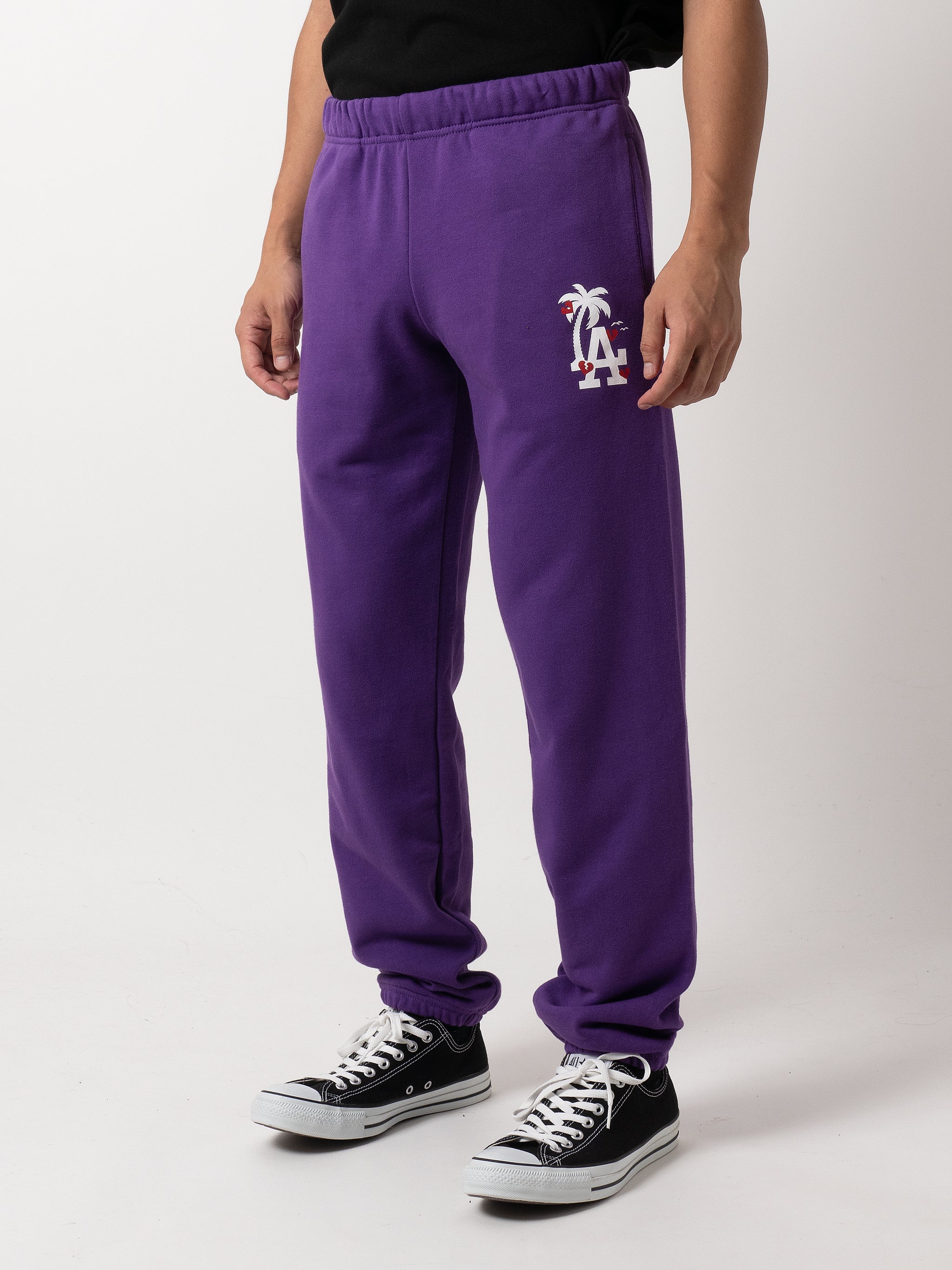 Lost Angels Sweat Pants (Purple) – SUNSET COAST