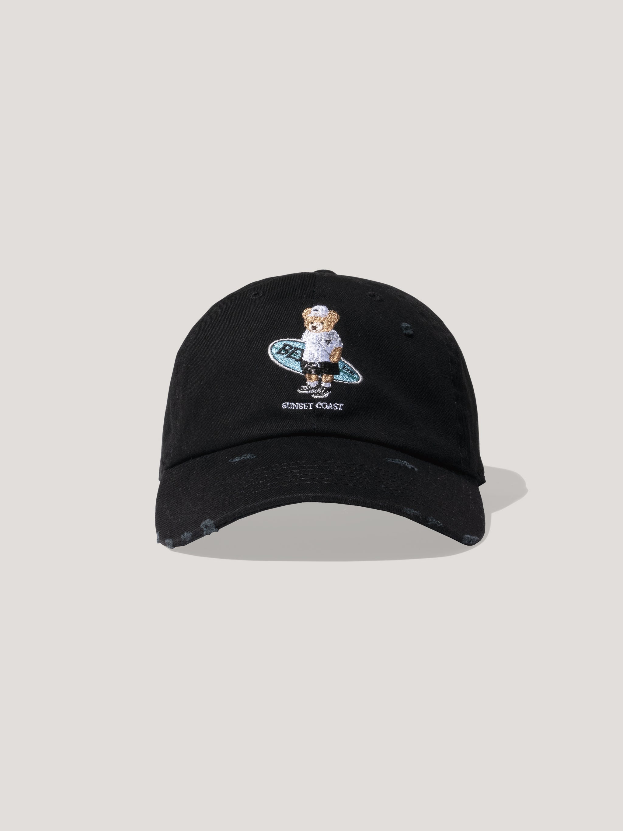 防弾少年団 BALLCAP Sc Bear Damage Ball Cap (Black) – SUNSET COAST
